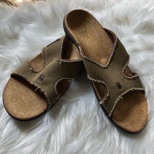Spenco Kholo Canvas Slide Sandals